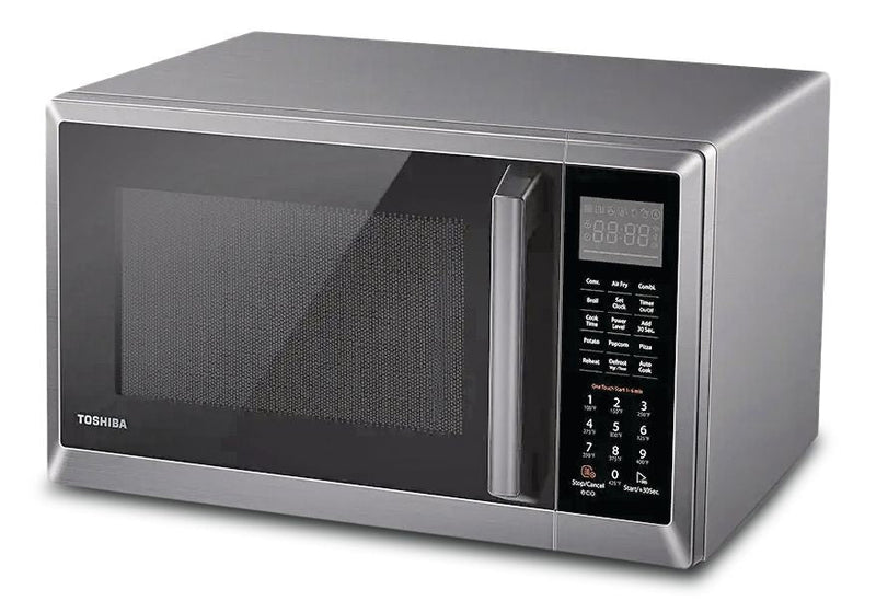 Toshiba Countertop Microwave, Stainless Steel Air Fryer, 1500 W, 1.0-cu-ft I4