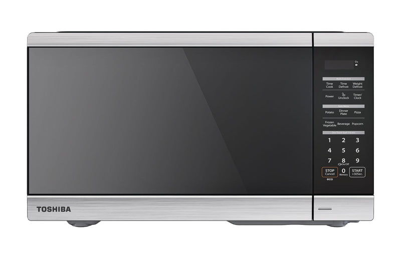 Toshiba ML3-EM16PAI(SS)/CA Countertop Microwave with Smart Sensor Cooking, 1200W, 1.6-cu.ft, Stainless Steel W4