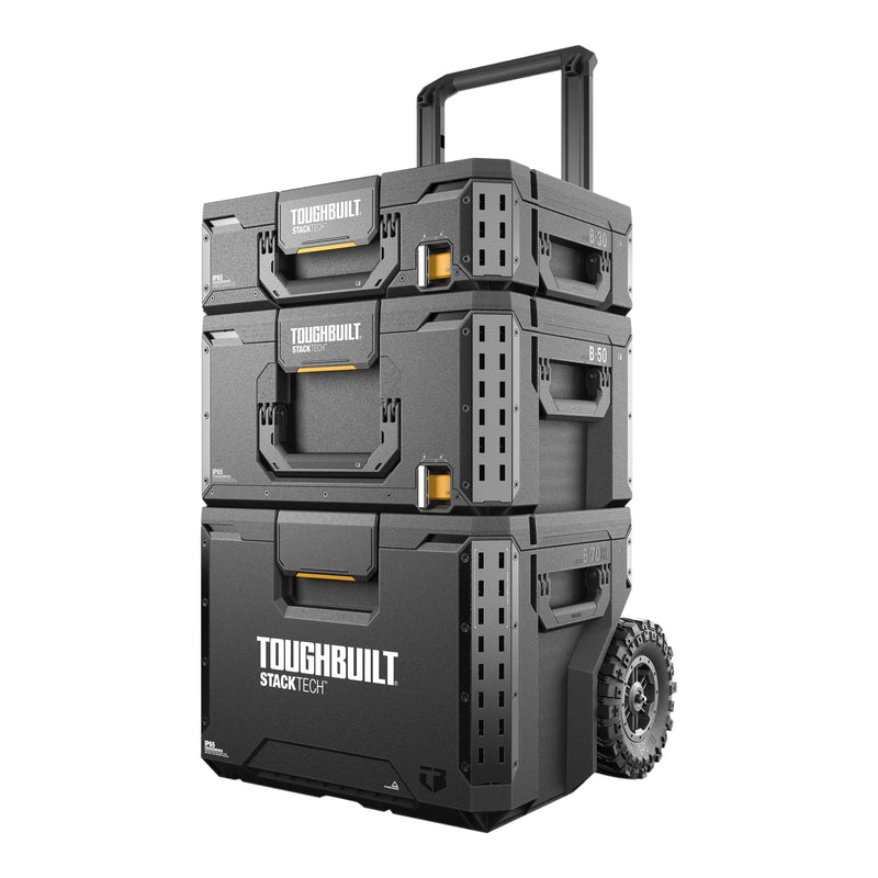 ToughBuilt StackTech Tool Box Storage System Set, IP65 Rated, 3-pc Q2
