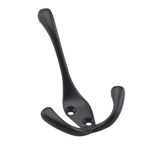 Tri-hook, 4'', Matte Black, 3pk O4
