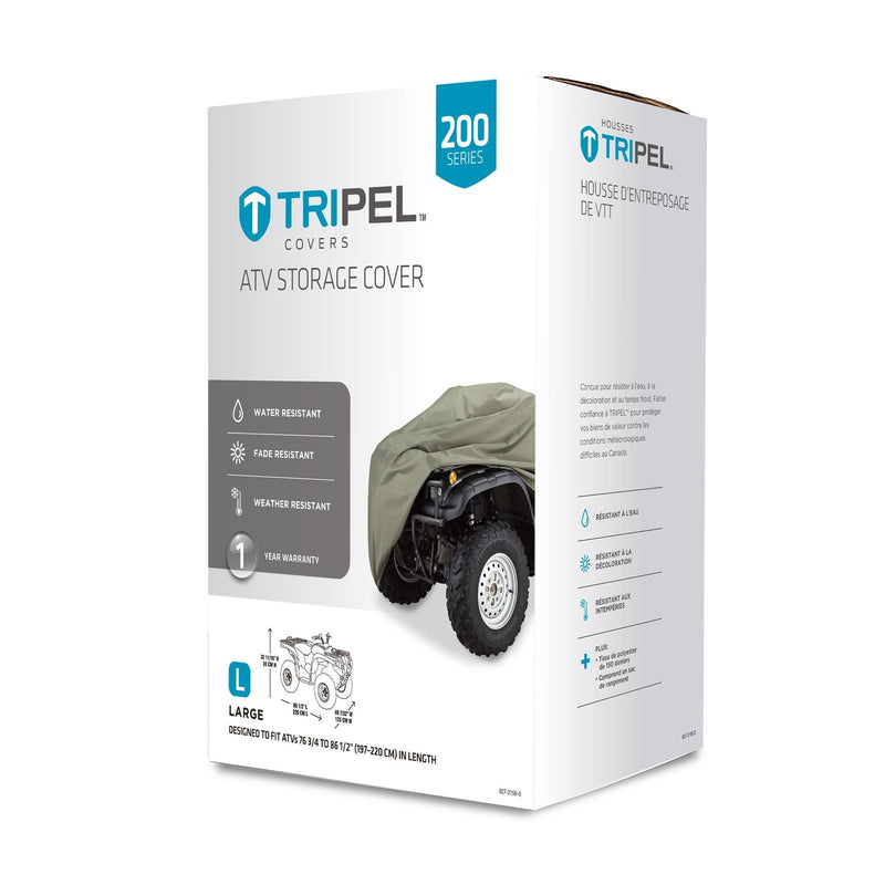 Tripel Waterproof ATV Storage Cover, Large U9