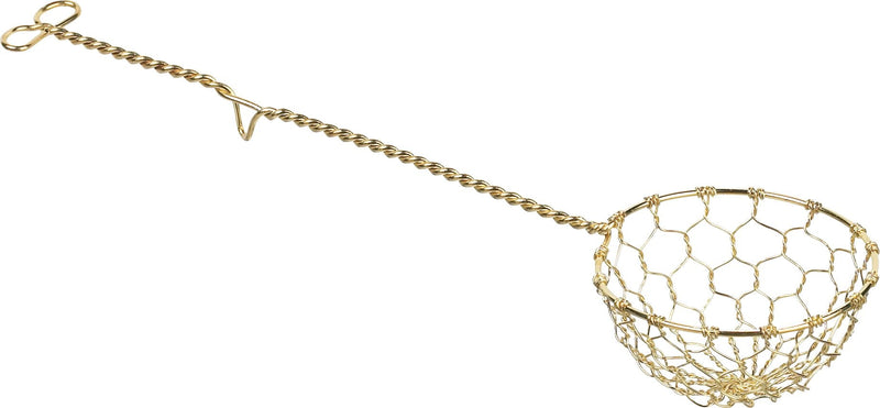 Trudeau Brass Fondue Strainer U0
