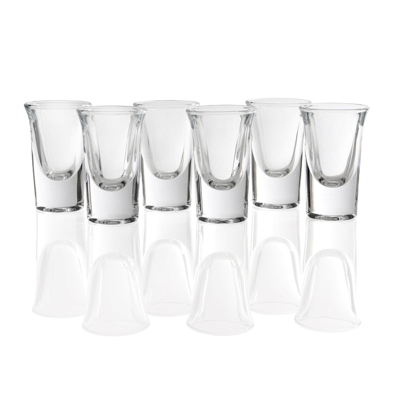 Trudeau Shot Glasses Set, 1-oz Capacity, 30-mL, 6-pc V7