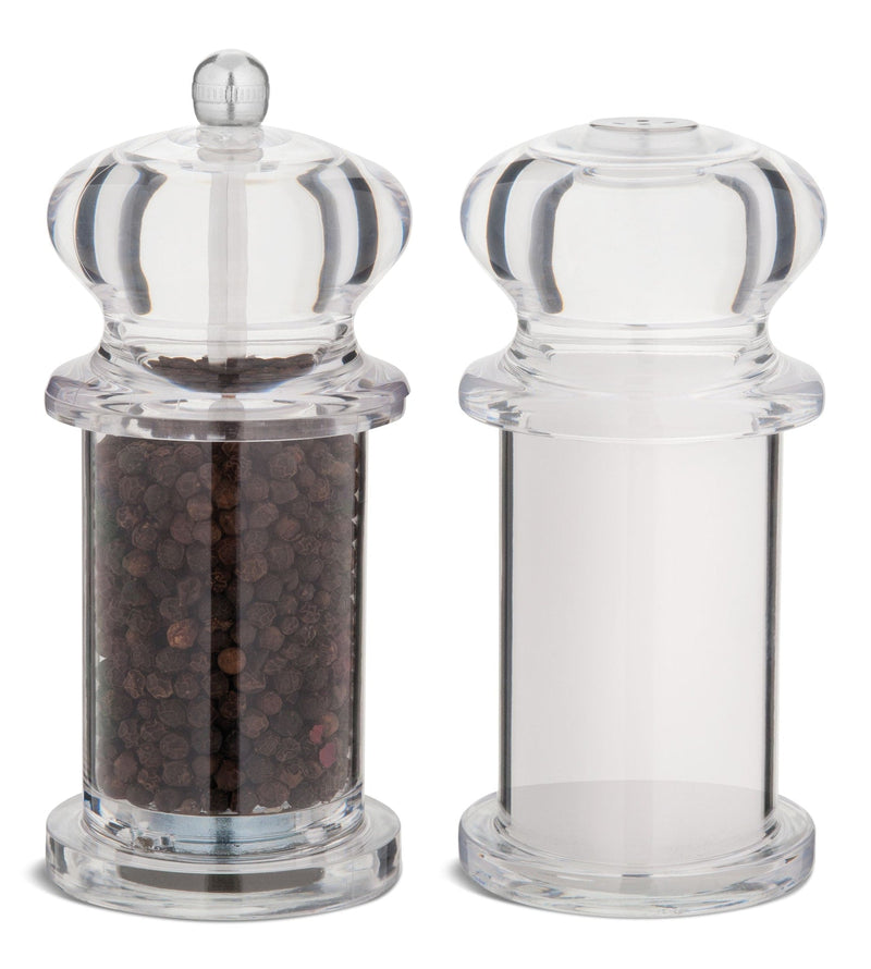 Trudeau Traditional Pepper Mill & Salt Shaker, 5.5-in X7