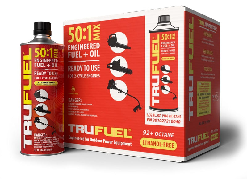 TruFuel 50:1 Pre-Mixed Gas & Oil for 2-Cycle Engines, 946 ml L9