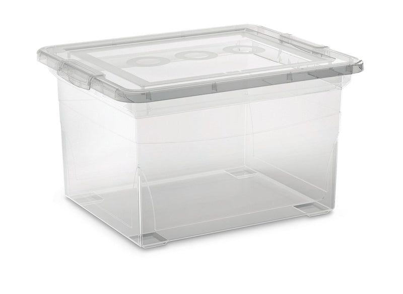 type A Clarity Transparent Filing Box with Lid, 32-L S2