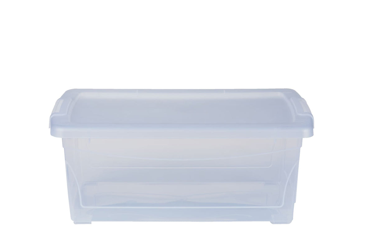 type A Clarity Transparent Storage Box with Lid, 15-L