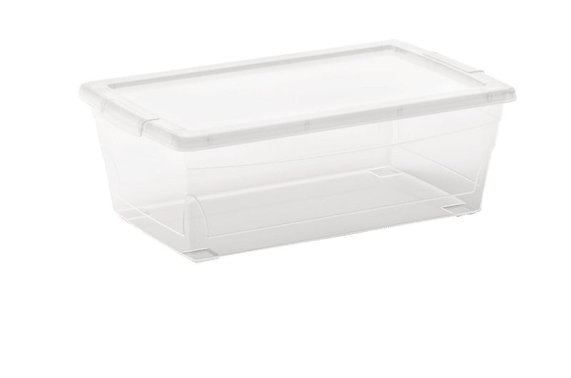 type A Clarity Transparent Storage Box with Lid, 6-L L7