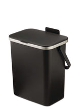 Type A Food Waste/Compost Caddy Bin, Black, 10-L