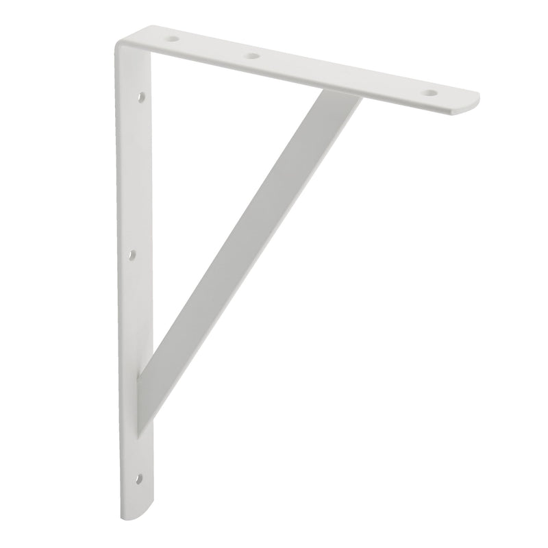 type A Heavy-Duty Shelf Bracket, White, 8 x 12-in Q8