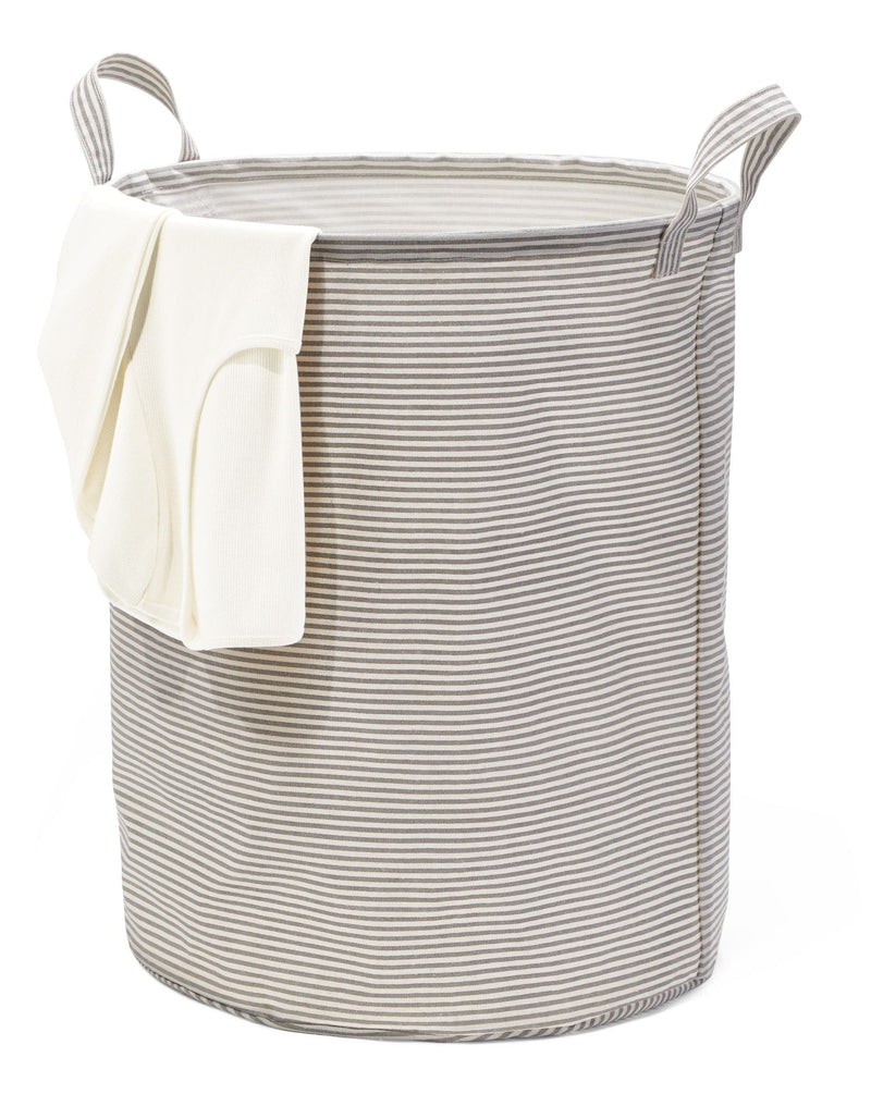 type A Prima Round Collapsible Laundry Hamper, 80-L, Striped S6