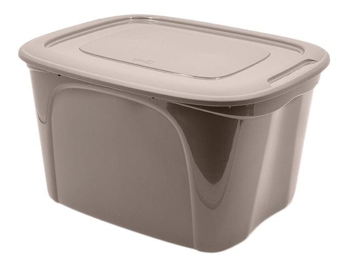 type A Stackable Storage Box with Lid, 63-L X6