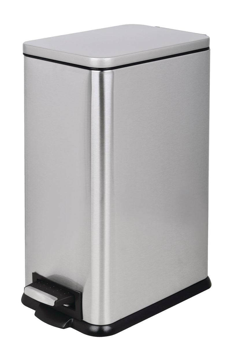type A Stainless Steel Step Rectangular Garbage Can, 15-L S1