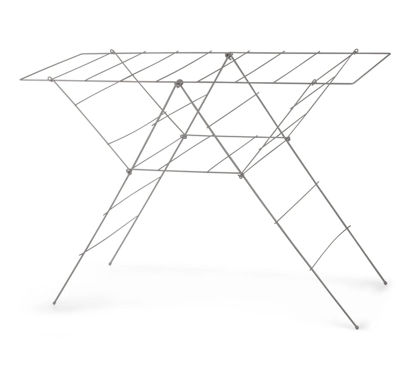 type A Wire Gullwing Drying Rack, 48.8 x 21.7 x 40.2-in, White N1