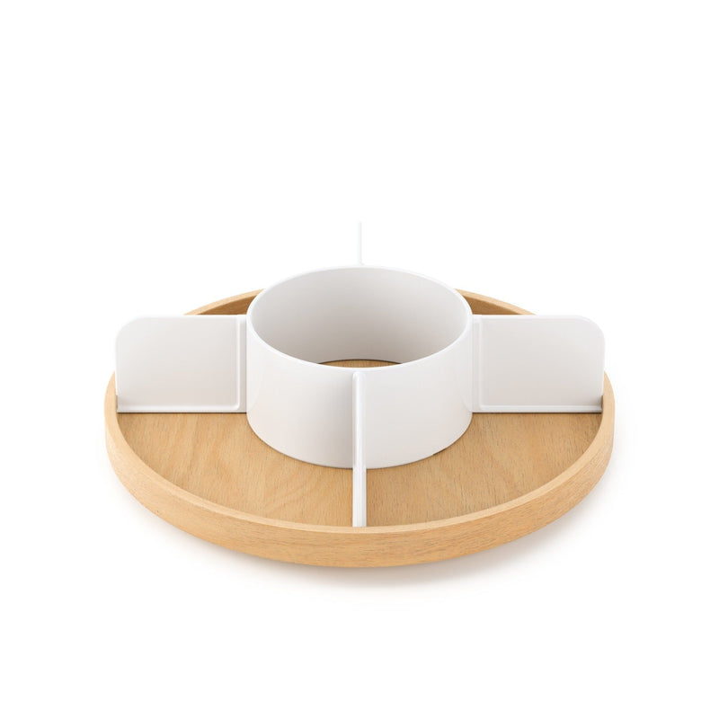 Umbra Bellwood 5-Section Lazy Susan with Removable Dividers I4