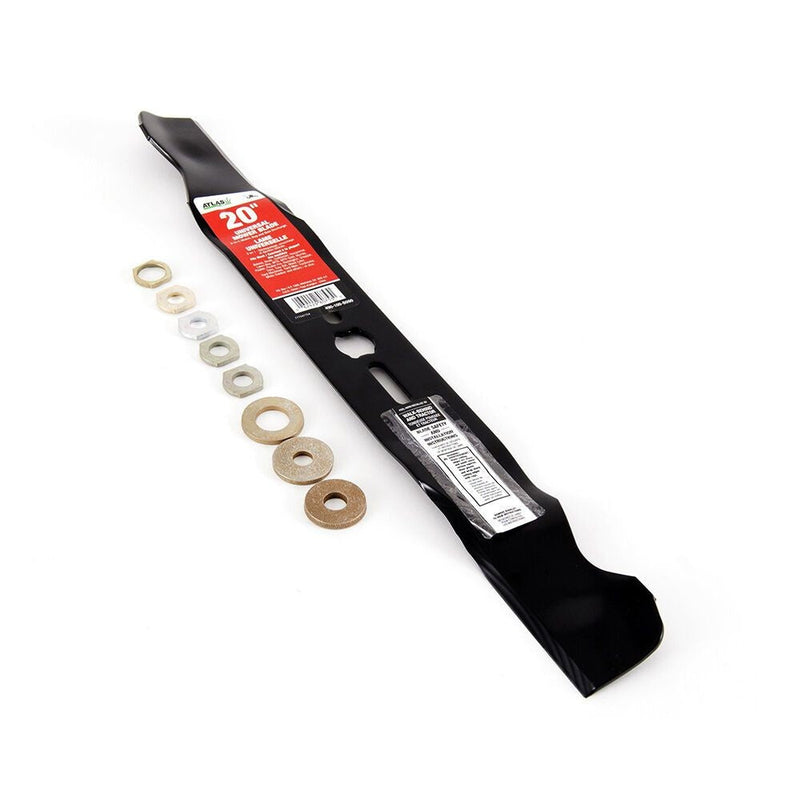 Universal Lawn Mower Replacement Mulching Blade, 20-in, Black J3