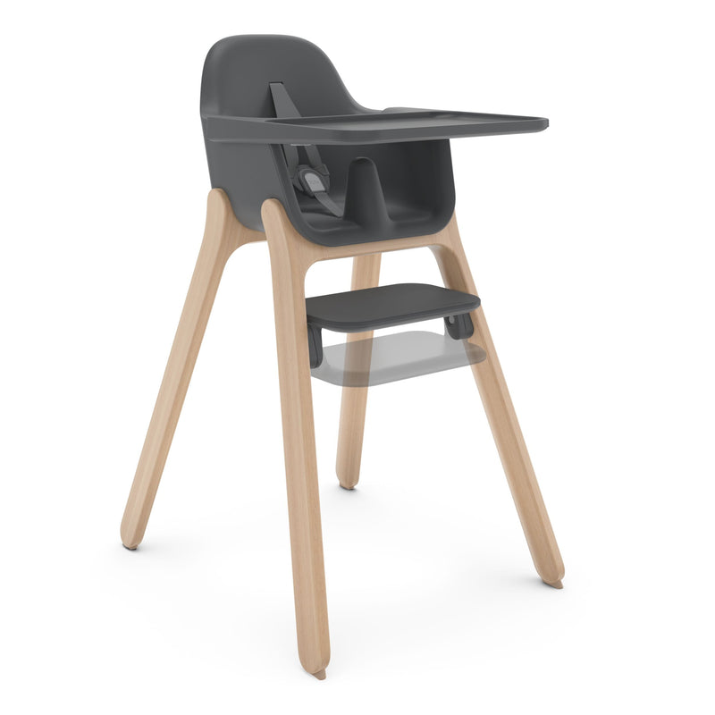 UPPAbaby Ciro Sleek Easy-to-Clean High Chair, Jake-Charcoal O9