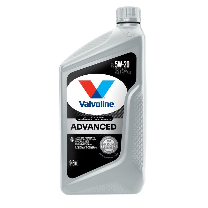 Valvoline 5W20 Advanced Synthetic Engine/Motor Oil, 946-mL D7