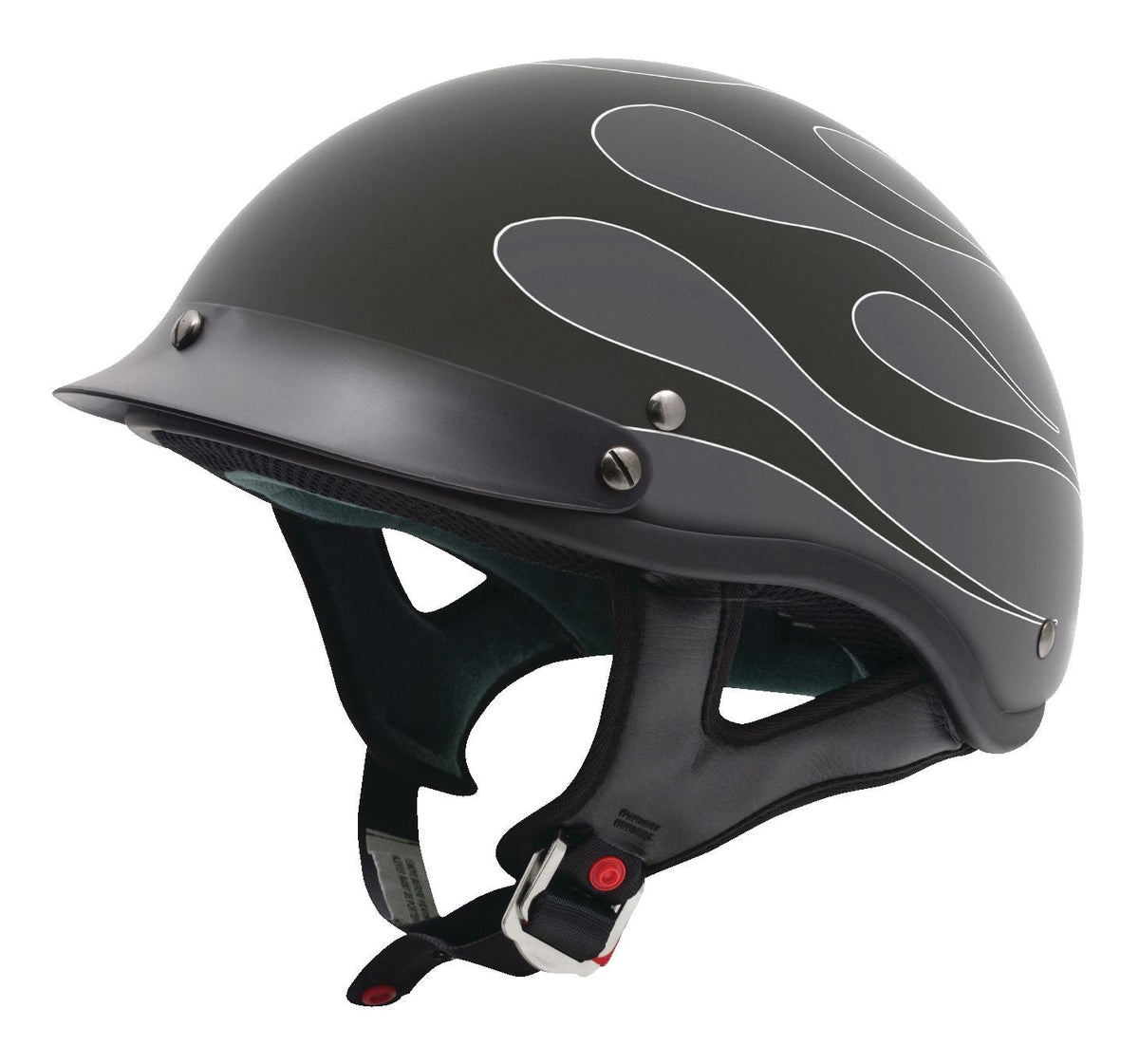 VCAN Shorty Classic Half-Shell Men's Motorcycle Helmet, Assorted Sizes