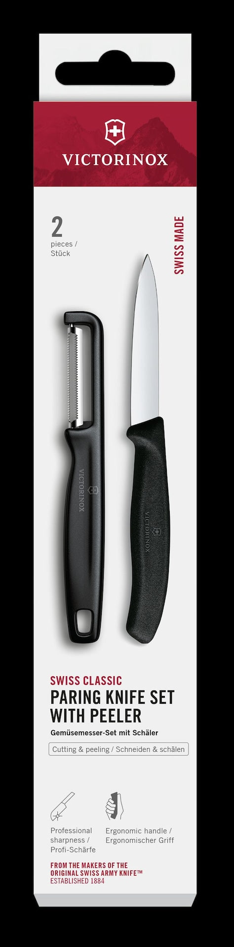Victorinox Dishwasher Safe Paring Peeler Set, 2-pc R6