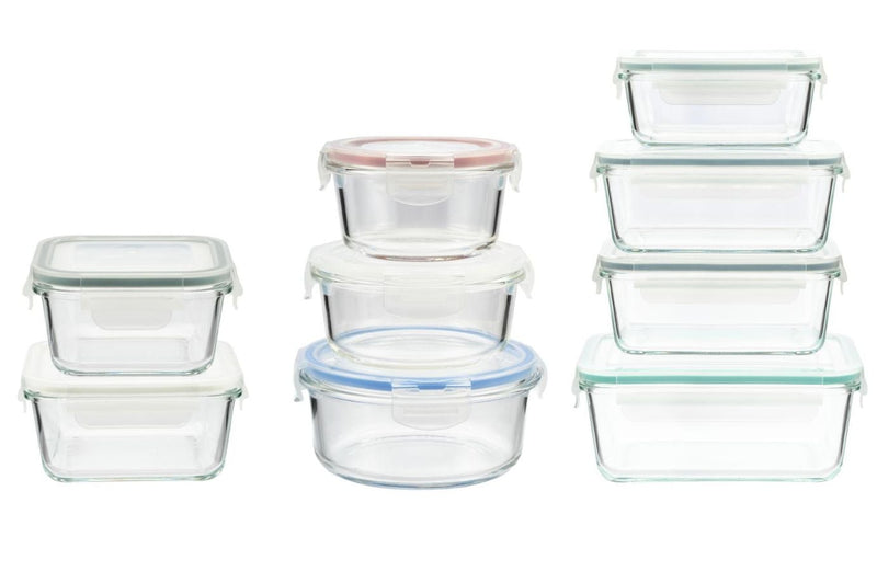 Vida Assorted Glass Storage F1