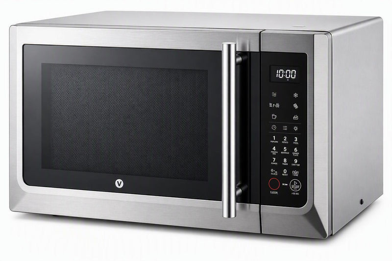 Vida by PADERNO Combination Countertop Microwave Oven with Air Fryer, 1000W, 1.1-cu-ft, Stainless Steel L6