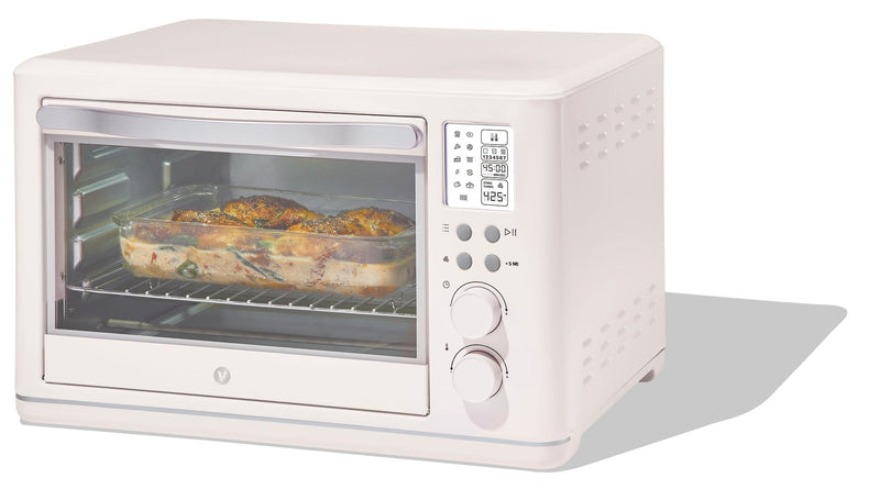 Vida by PADERNO Digital Multi-Functional Air Fryer Toaster Oven with 11 Pre-Set Functions, Shortbread, 6-Slices U5