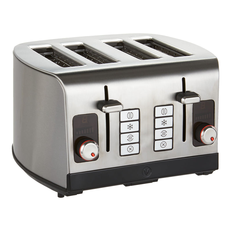 Vida by PADERNO Digital Stainless Steel Toaster, 4-Slice N3