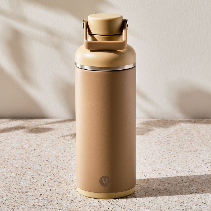 Vida By Paderno Insulated Hydration Bottle, 32-oz, Assorted Colours, with Leakproof Lid K3