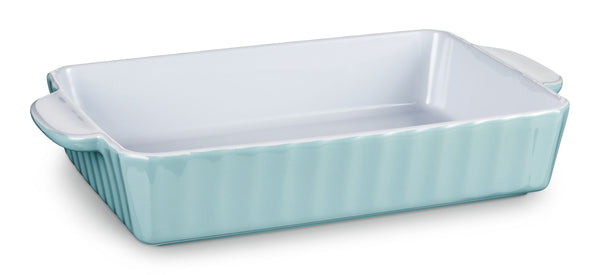 Vida by PADERNO Large Rectangular Ceramic Baking Dish, Blue T8
