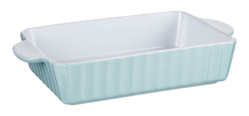 Vida by PADERNO Medium Rectangular Ceramic Baking Dish, Blue Y7