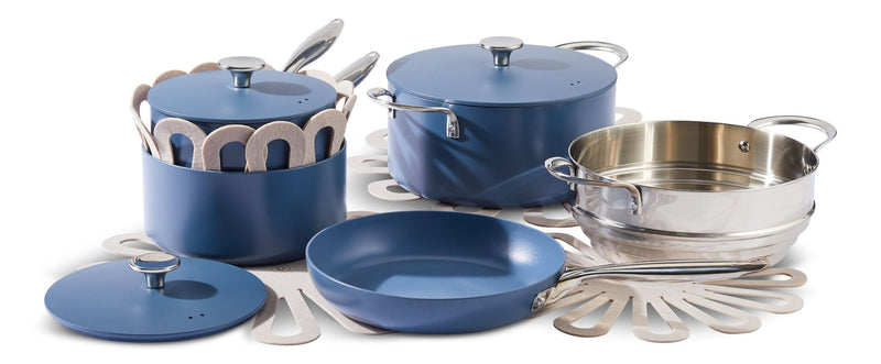 Vida by PADERNO Non-Stick Cookset, Blue, 8-pc W0