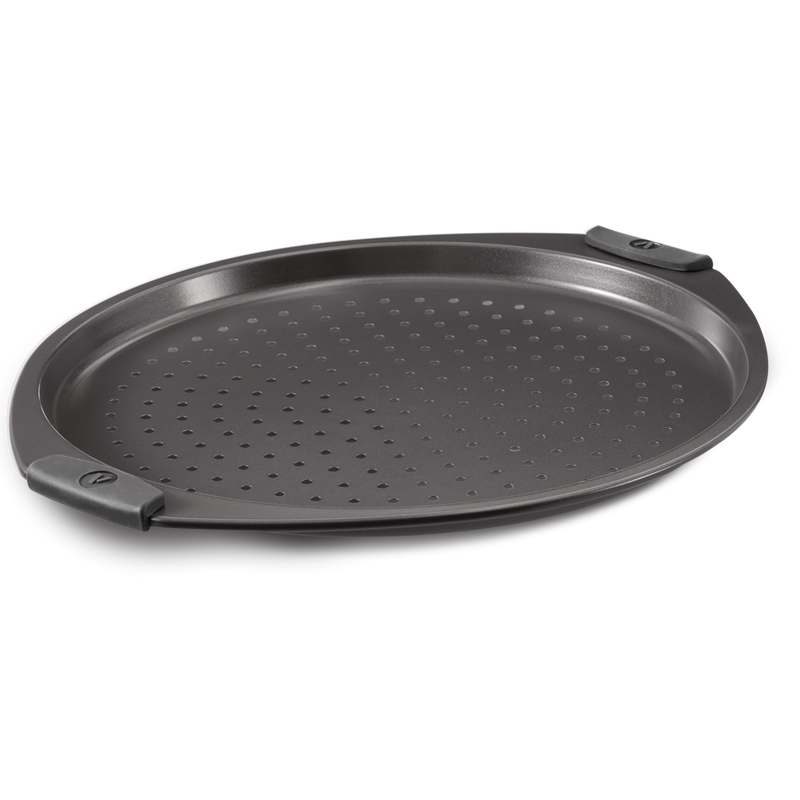 Vida by PADERNO Non-Stick Round Pizza Crisper Pan, 13.25-in I8