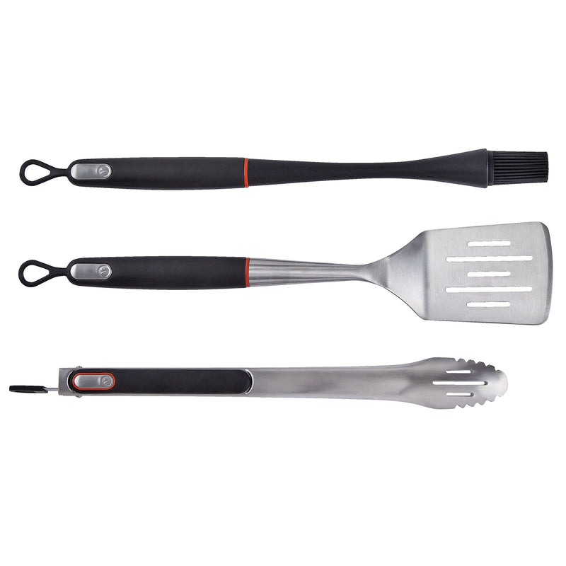 Vida by PADERNO Outdoor BBQ Grill/Griddle Tool Set, 3-pc I0