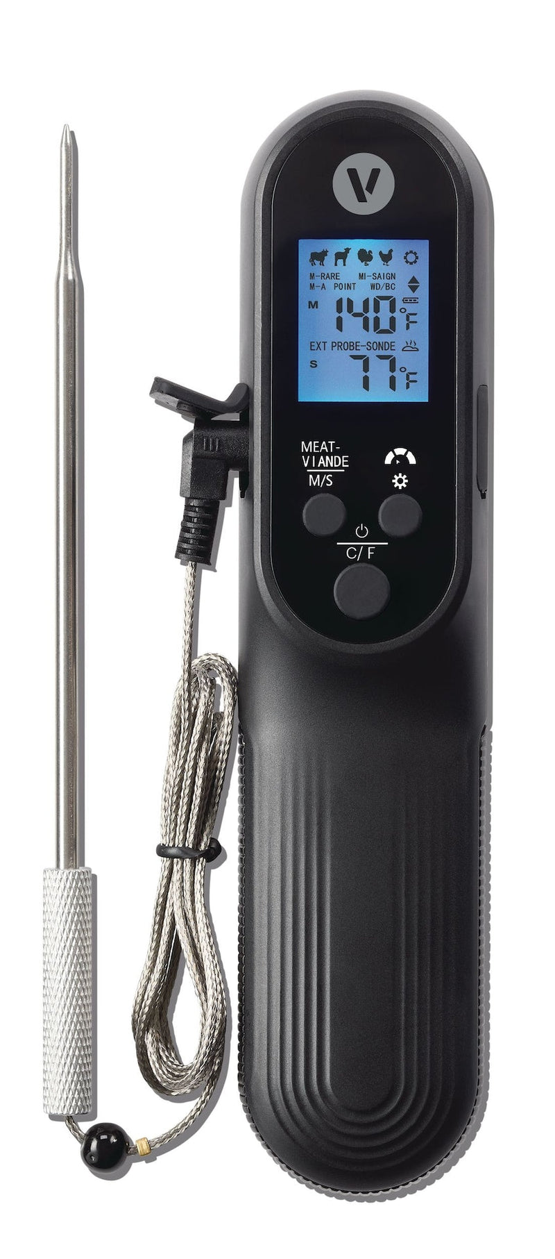 Vida by PADERNO Rechargeable Dual Cooking Thermometer V0