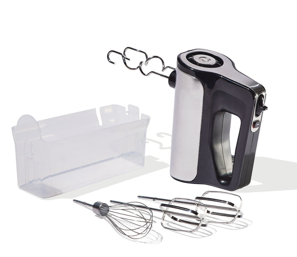 Vida by PADERNO Variable Speed Hand Mixer with Storage Case, Includes Attachments, Black B9