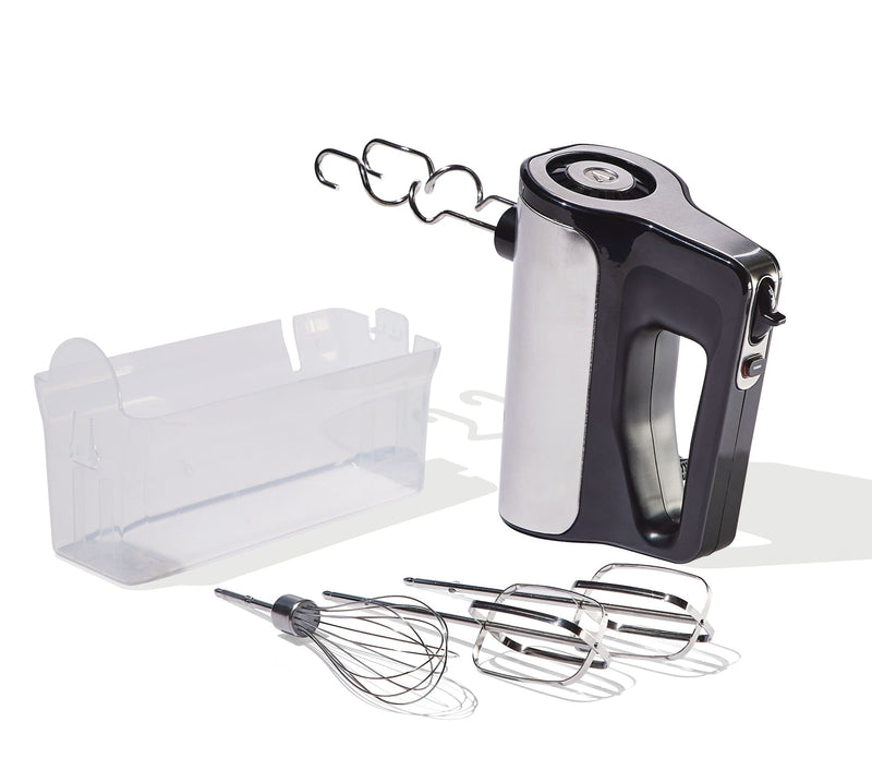 Vida by PADERNO Variable Speed Hand Mixer with Storage Case, Includes Attachments, Black B9