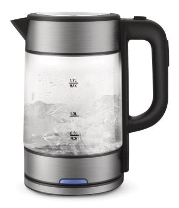 Vida by PADERNO Variable Temperature Glass Kettle, 1.7-L B3