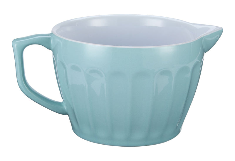 Vida by PADERNO White/Blue Ceramic Batter Bowl, 2.5-qt Q7