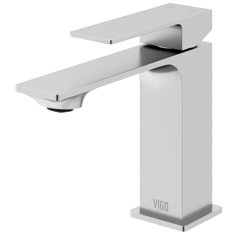 VIGO Dunn 11-in Single-Handle Bathroom Faucet, Various Finishes T8