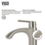 VIGO Glass Oceania Blue Bathroom Sink/Basin Set with Linus Faucet and Round Vessel