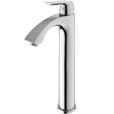 VIGO Linus Single Handle Vessel Sink Bathroom Faucet, Chrome