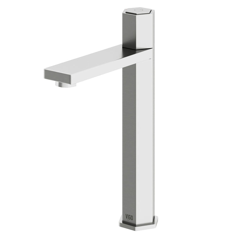 VIGO Nova 11-in Vessel Bathroom Faucet, Various Finishes P0