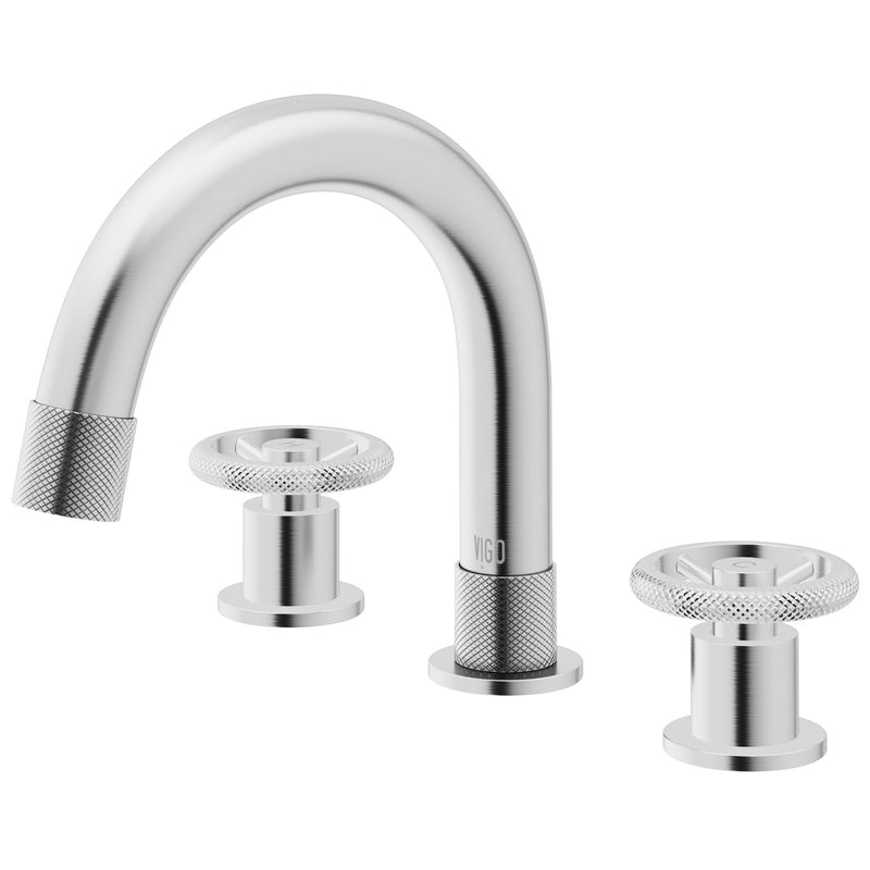 VIGO Wythe 8-in Arched Bathroom Faucet, Various Finishes D1