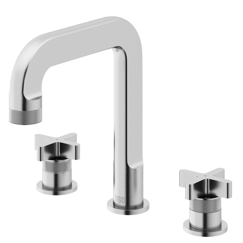 VIGO Wythe Curved Square Bathroom Faucet, Various Finishes F2