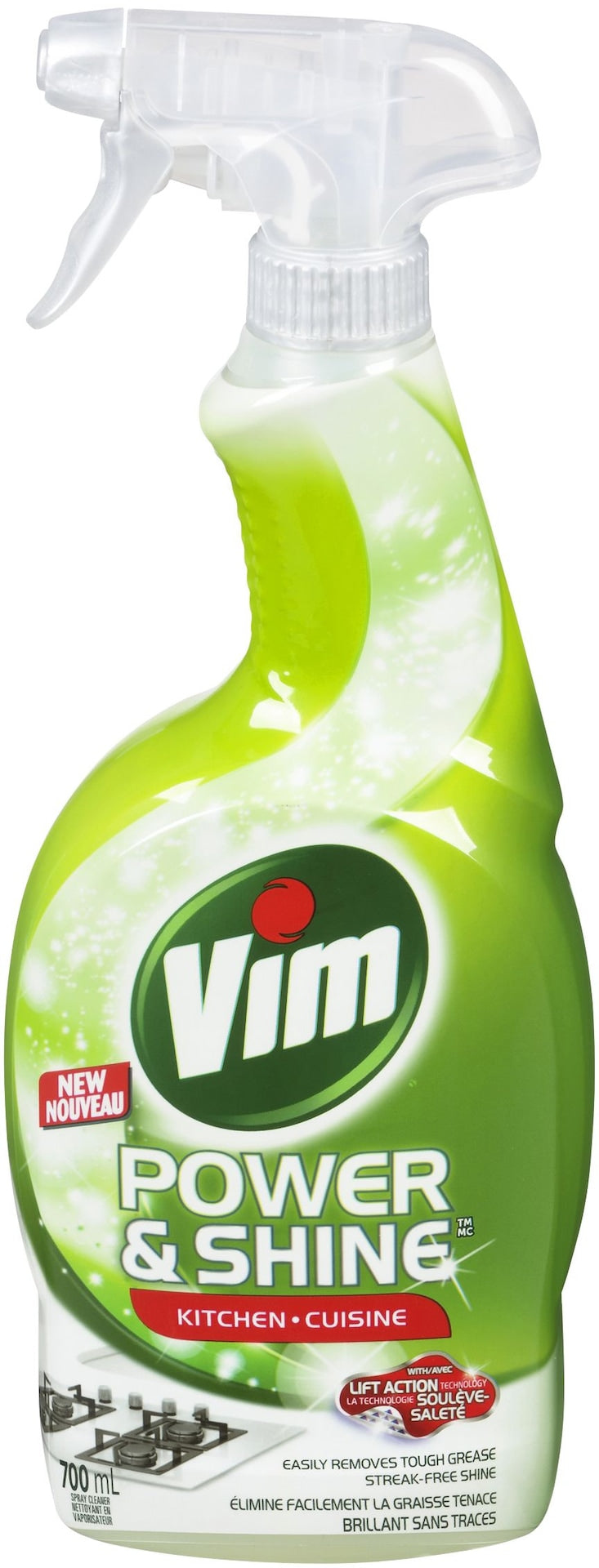 Vim Power & Shine Kitchen Cleaner Spray, 700-mL E9
