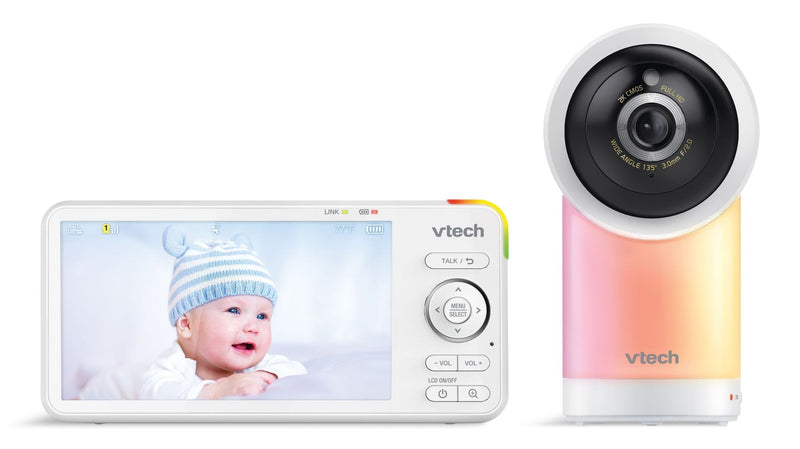 VTech 1080p Remote Access Pan Tilt Video Baby Monitor U1