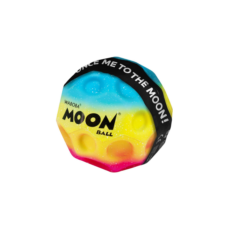 Waboba Moon Bouncing Ball, Outdoor Summer Bouncy Toy, Multi-Coloured, Ages 3+ Q7