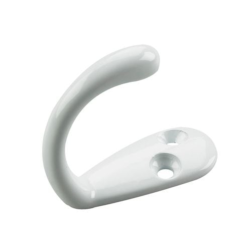 Wardrobe Hook, White, 4pk B2