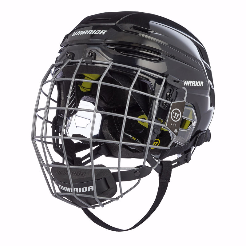 Warrior Alpha Pro Hockey Helmet Combo, Black Z1